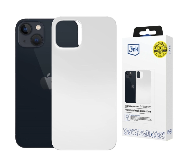 3mk Hardy MagSilicone Silver-White do iPhone 15 Srebrny
