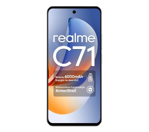 realme C71 8/256GB Funkcje AI 6,67" 120Hz 50Mpix Biały - ⚡ EURO HIT CENOWY! ⚡ - Kup na Raty - RRSO 0%