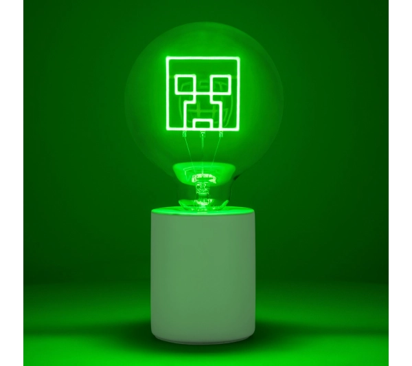 Paladone LED Neon Bulb Lamp Minecraft Creeper