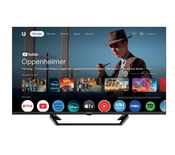 Telewizor Strong Strong SRT 40FG6733C Telewizor 101,6 cm (40") Full HD Smart TV Wi-Fi Czarny 220 cd/m²