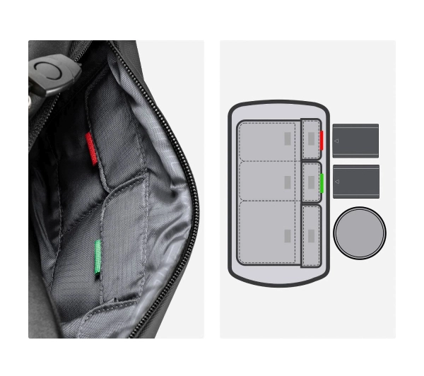 K&F Alpha Sling Bag 10 L Czarny