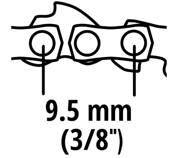 Einhell GC-PC 40 cm 1,3 57T 3/8