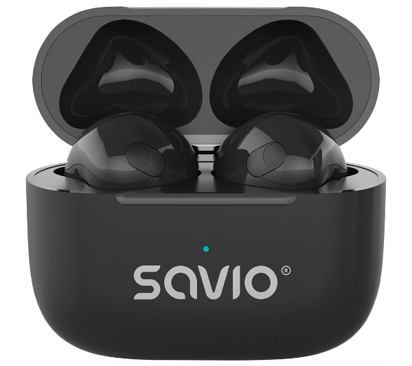 Savio TWS-02 PRO Douszne Bluetooth 5.4 Czarny