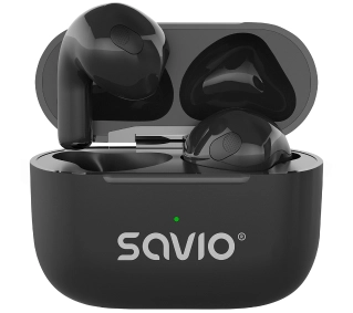 Savio TWS-02 PRO Douszne Bluetooth 5.4 Czarny