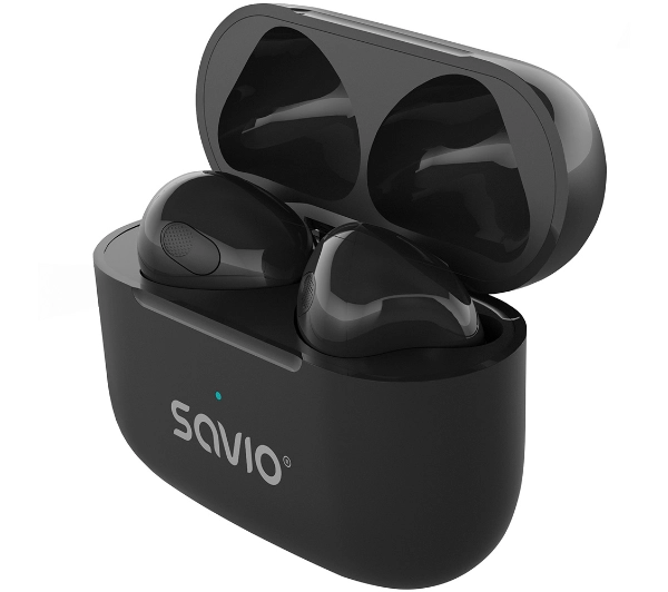 Savio TWS-02 PRO Douszne Bluetooth 5.4 Czarny