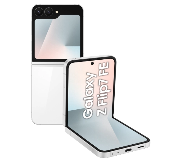 Samsung Galaxy Z Flip7 FE 8/256GB Funkcje AI 6,7/3,4" 50Mpix Biały - Kup na Raty - RRSO 0%