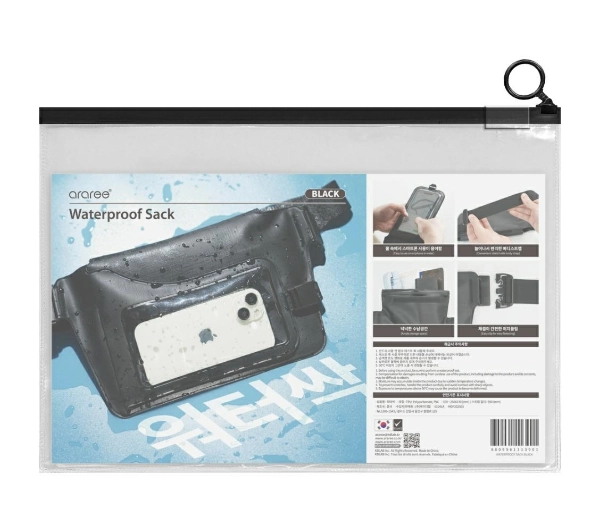 Araree Waterproof Sack Czarny
