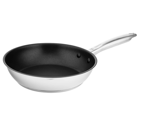 Patelnie - La Bonita LB24PS008 stalowa nieprzywierająca 24cm