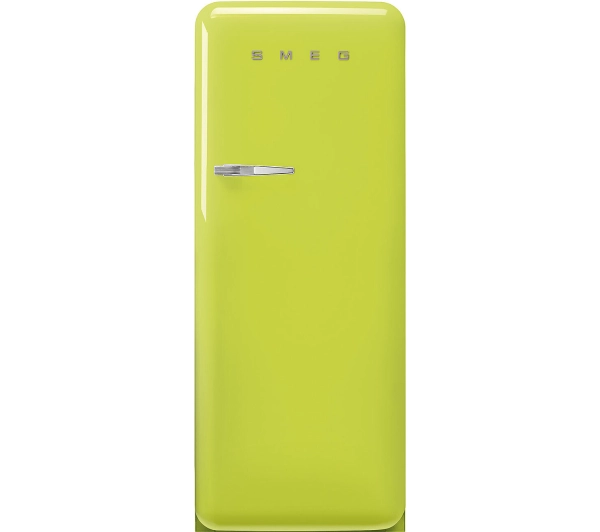 Lodówki - Smeg FAB28RLI6 153cm Limonkowy
