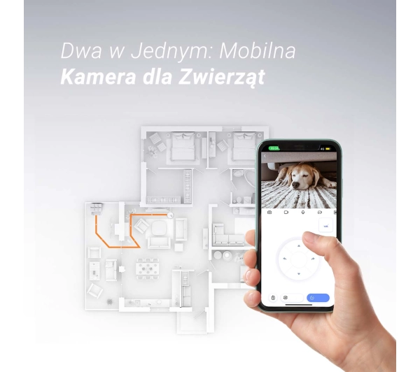Ezviz RS20 Pro Funkcja mopowania Stacja oczyszczająca Tworzenie mapy pomieszczenia 65dB Biały AI - Kup na Raty - RRSO 0%