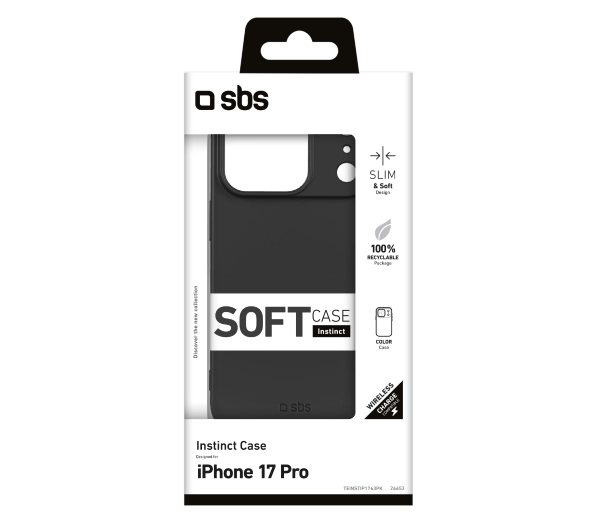 SBS Instinct do iPhone 17 Pro Czarny