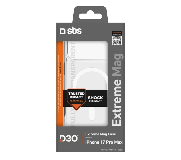 SBS D3O Extreme Mag do iPhone 17 Pro Max