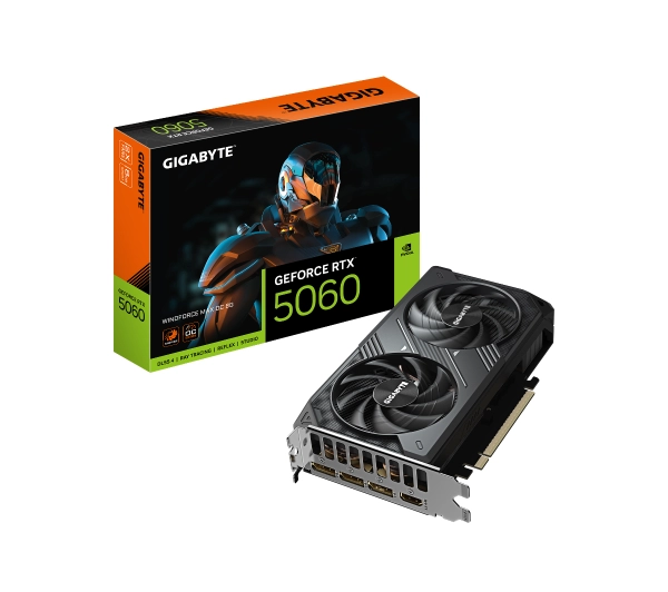 Gigabyte GeForce RTX 5060 WINDFORCE MAX OC 8GB GDDR7 128bit DLSS 4