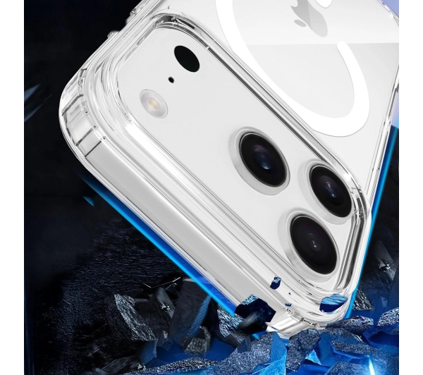 3mk Hardy LiqForce MagCase do iPhone 17 Pro Przezroczysty