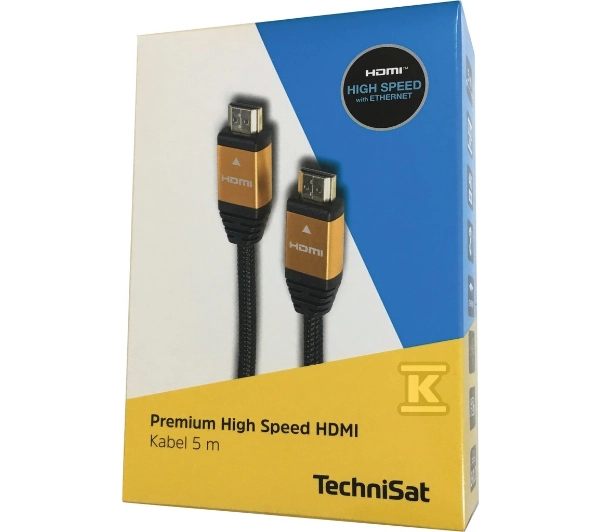 TechniSat 0005/7851 High Speed 5m Czarny