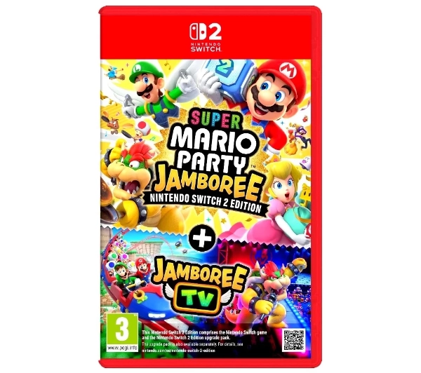 Nintendo Switch 2 Joy-Con Czarny + Mario Kart World + Super Mario Party Jamboree Nintendo Switch 2 Edition ＋ Jamboree TV - Kup na Raty - RRSO 0%