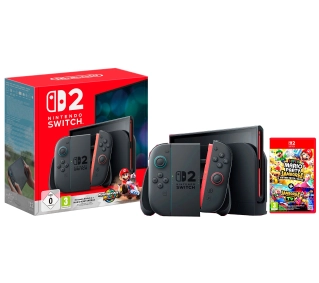 Nintendo Switch 2 Joy-Con Czarny + Mario Kart World + Super Mario Party Jamboree Nintendo Switch 2 Edition ＋ Jamboree TV - Kup na Raty - RRSO 0%