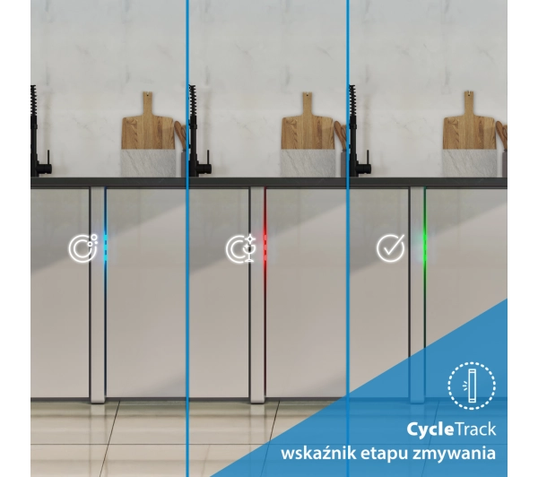 Beko bPro500 BDIN37540WP PowerIntense SaveWater 59,8cm Funkcje AI Automatyczne otwieranie drzwi Szuflada na sztućce - Kup na Raty - RRSO 0%