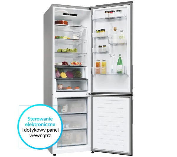 Candy ECN2CQTEX206 Fresco No Frost 205cm Inox - Kup na Raty - RRSO 0%