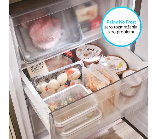 Candy ECN2CQTEX206 Fresco No Frost 205cm Inox - Kup na Raty - RRSO 0%