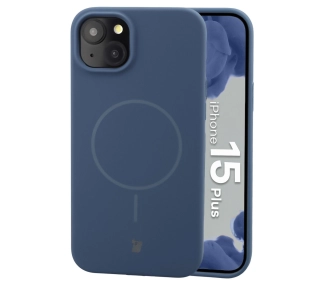 Bizon Soft z MagSafe do Apple iPhone 15 Plus Granatowy