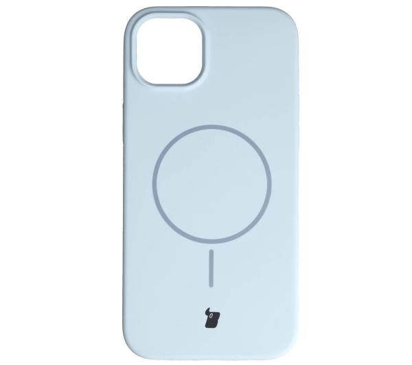 Bizon Soft z MagSafe do Apple iPhone 15 Plus Jasnoniebieski