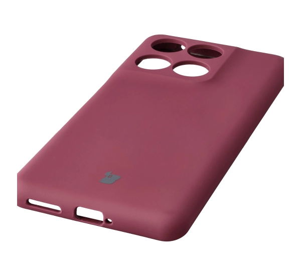 Bizon Soft do Motorola Edge 60 Fusion / Motorola Edge 60 Śliwkowy