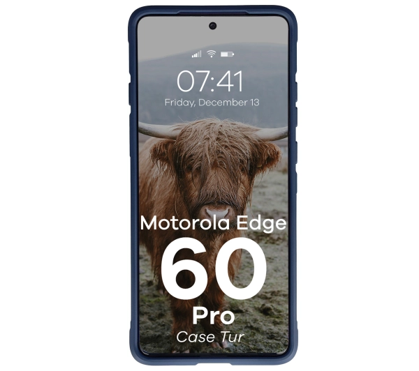Bizon Tur do Motorola Edge 60 Pro Granatowy