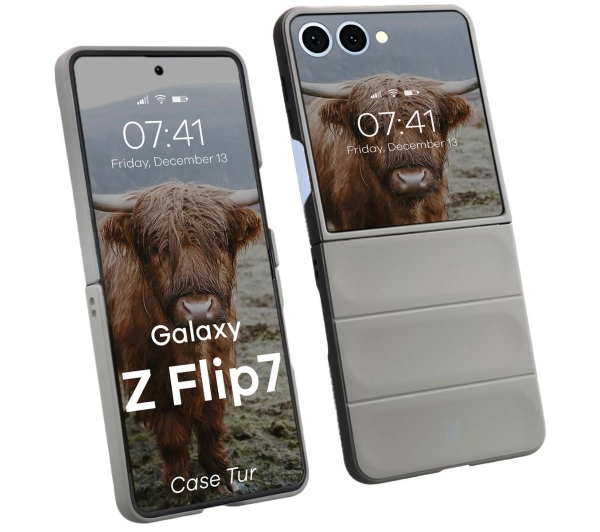 Bizon Tur do Samsung Galaxy Z Flip7 Jasnoszary