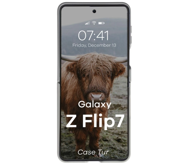 Bizon Tur do Samsung Galaxy Z Flip7 Jasnoszary