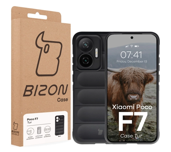 Bizon Tur do Xiaomi POCO F7 Czarny