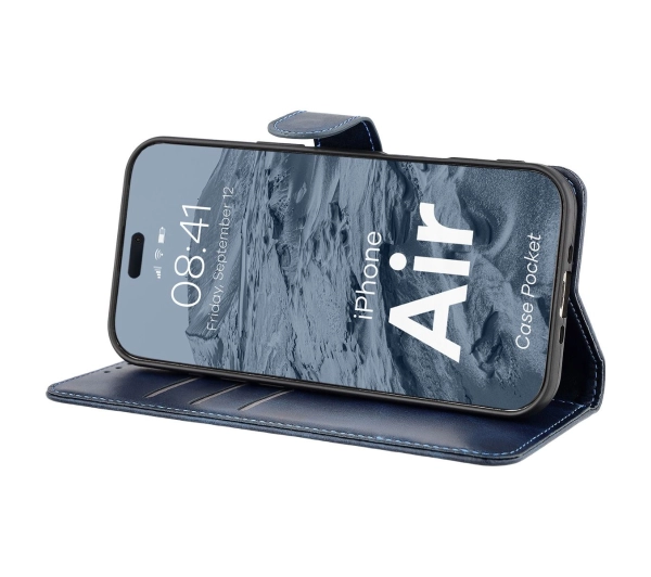 Bizon z klapką Pocket do Apple iPhone Air Granatowy