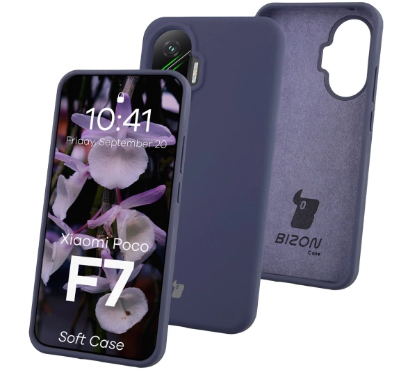 Bizon Soft do Xiaomi POCO F7 Granatowy