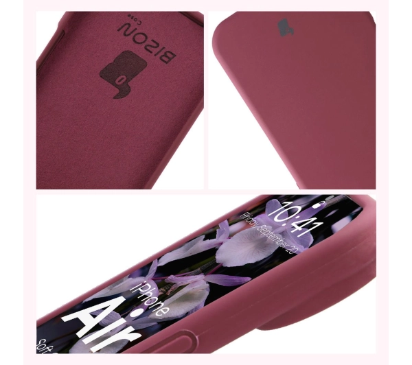 Bizon Soft do Apple iPhone Air Śliwkowy