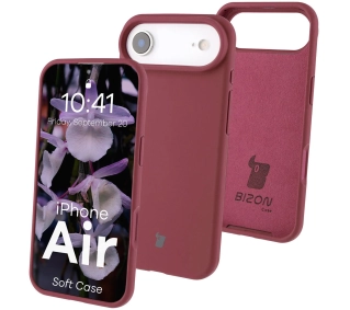 Bizon Soft do Apple iPhone Air Śliwkowy