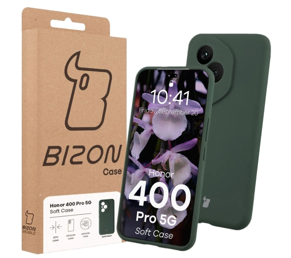 Bizon Soft do Honor 400 Pro 5G Ciemnozielony