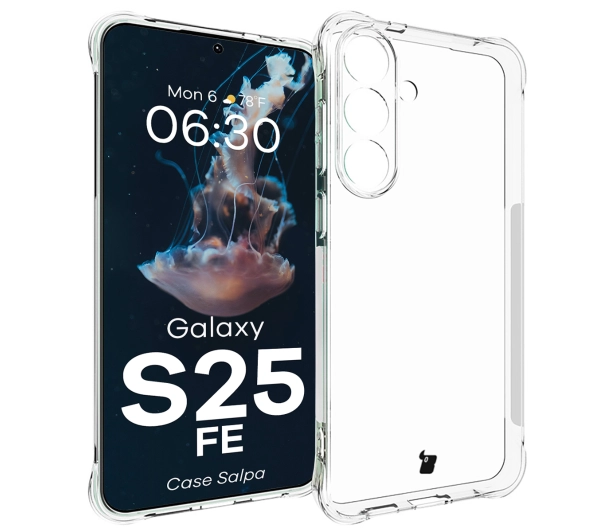 Bizon Salpa do Samsung Galaxy S25 FE Przezroczysty