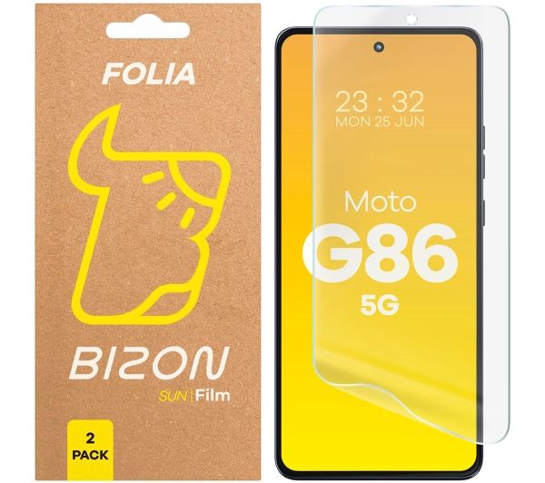 Bizon 2 x matowa Film Sun do Motorola Moto G86 5G