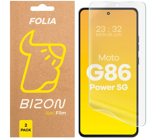Bizon 2 x matowa Film Sun do Motorola Moto G86 Power 5G