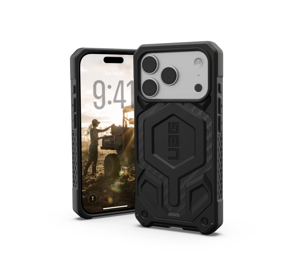 Etui UAG Monarch Pro MagSafe do Apple iPhone 17 Pro Carbon Fiber Czarny