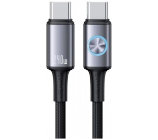 USAMS Huan Series 240W USB-C do USB-C 1,2m Czarny