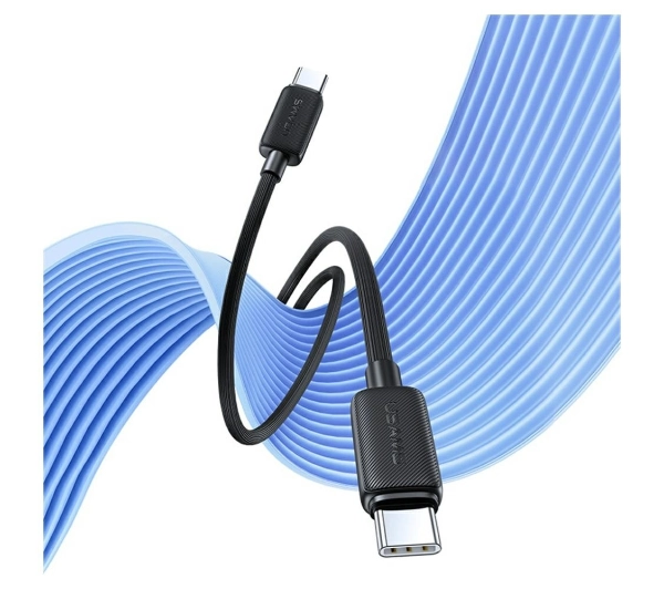 USAMS KY Series 60W USB-C do USB-C 1m Biały