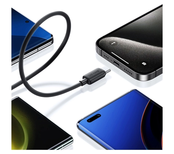 USAMS KY Series 60W USB-C do USB-C 1m Biały