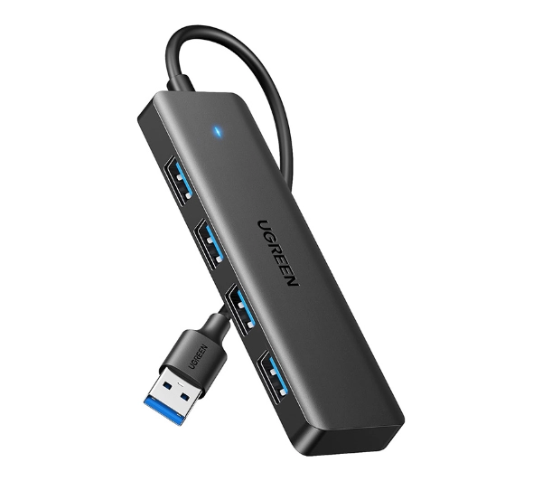 UGREEN Adapter 4w1 25851 Hub USB-A do 4x USB-A czarny