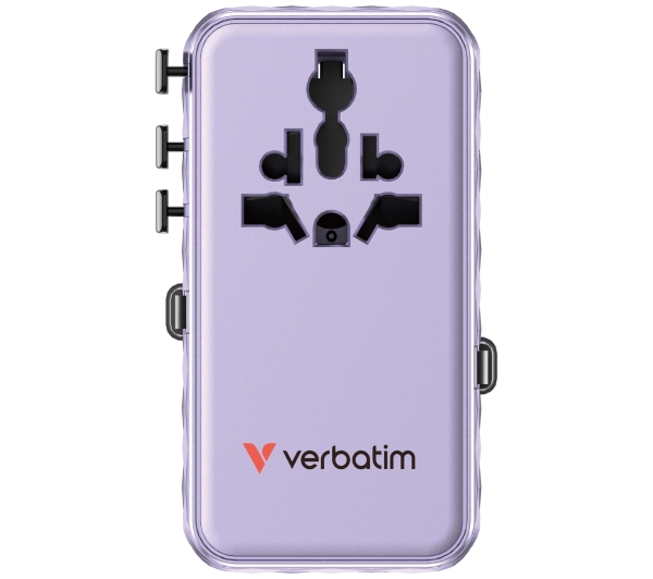 Verbatim 30188 70W 2x kabel USB-C Purple