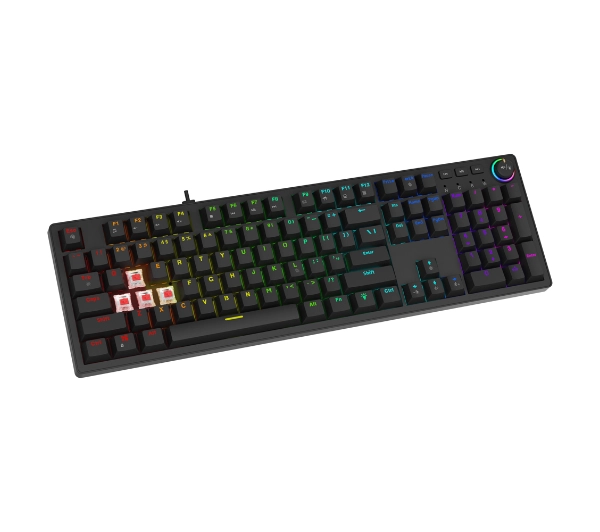Savio STYX Outemu Red Czarny
