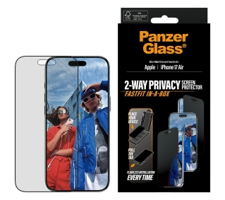 PanzerGlass prywatyzujące Ultra-Wide Fit Fastfit do iPhone Air