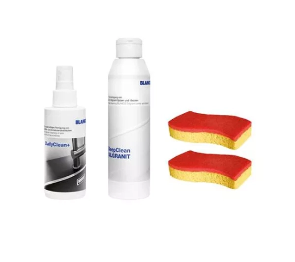 Blanco DailyClean+ 1x150ml DeepClean 1x250ml Spontex gąbka 2szt