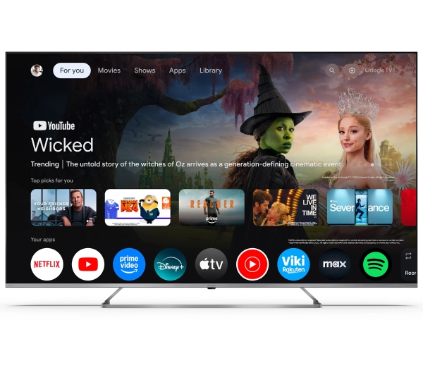 Sharp 65JP7765E 65" QLED Mini LED 4K Google TV Dolby Vision Dolby Atmos HDMI 2.1 DVB-T2 - Kup na Raty - RRSO 0%