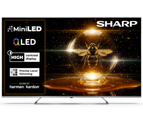 Sharp 65JP7765E 65" QLED Mini LED 4K Google TV Dolby Vision Dolby Atmos HDMI 2.1 DVB-T2